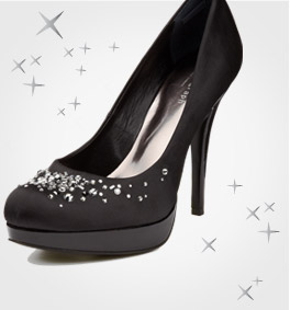 Sparkle Platform heels