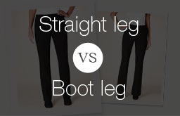 Straight leg vs. Boot leg