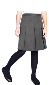 Pleated Skirt with Adjustable Waist & Pleats