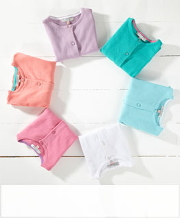 Coloured Cardigans