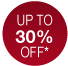 Up to 30% off