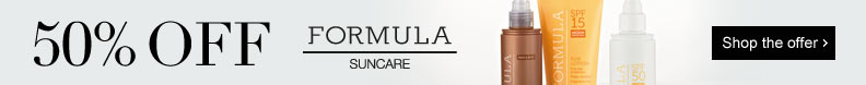 50% off Formula Skincare