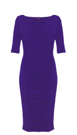 Twiggy for M&S Woman Cowl Neck Drape Dress