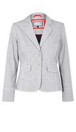 Per Una Cotton Rich Striped Blazer