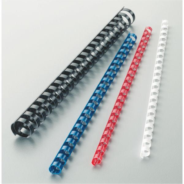 Leitz Plastic Comb Binding Spines 10mm White Pack of 100 Amazon.co