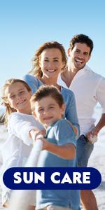 sun cream; sunscreen; after sun; suntan lotion; children