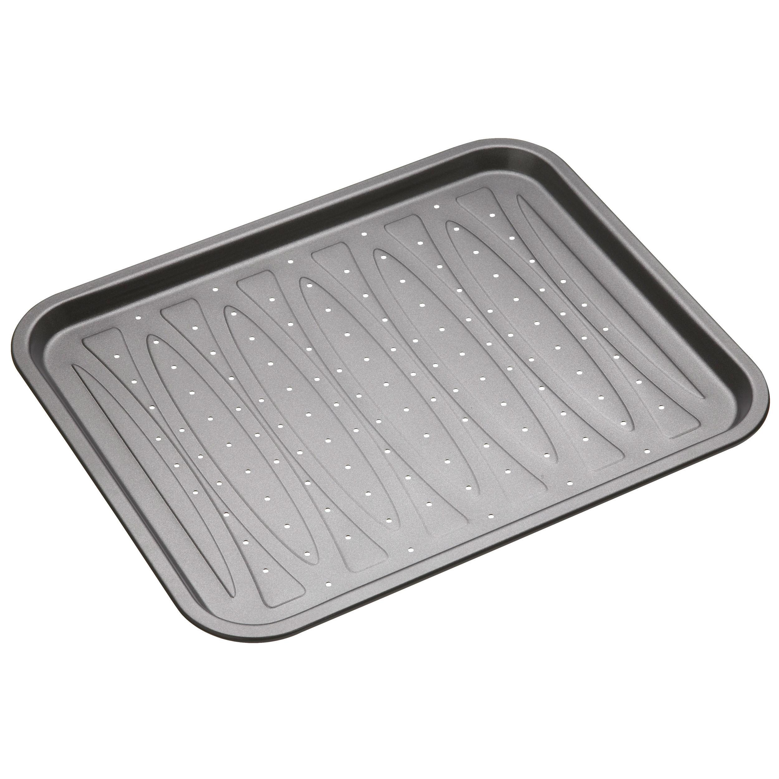 KitchenCraft MasterClass NonStick Crisper Baking Tray, 39 x 31.5 cm