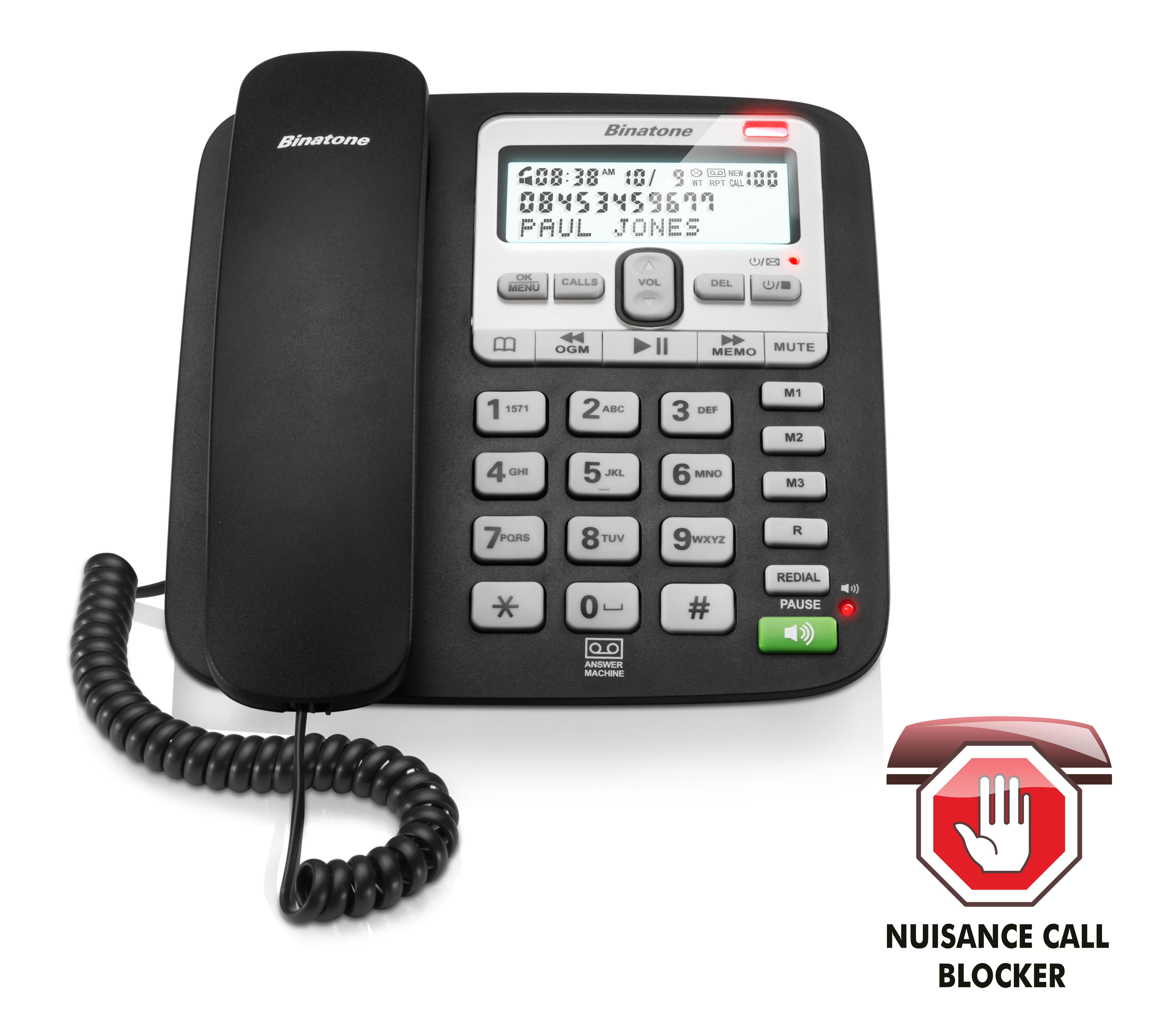 Binatone Acura 3000 Corded Phone with Call Blocker Amazon.co.uk