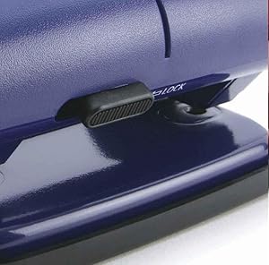 Rapesco 820 2-Hole Metal Punch, 22 Sheet Capacity - Blue