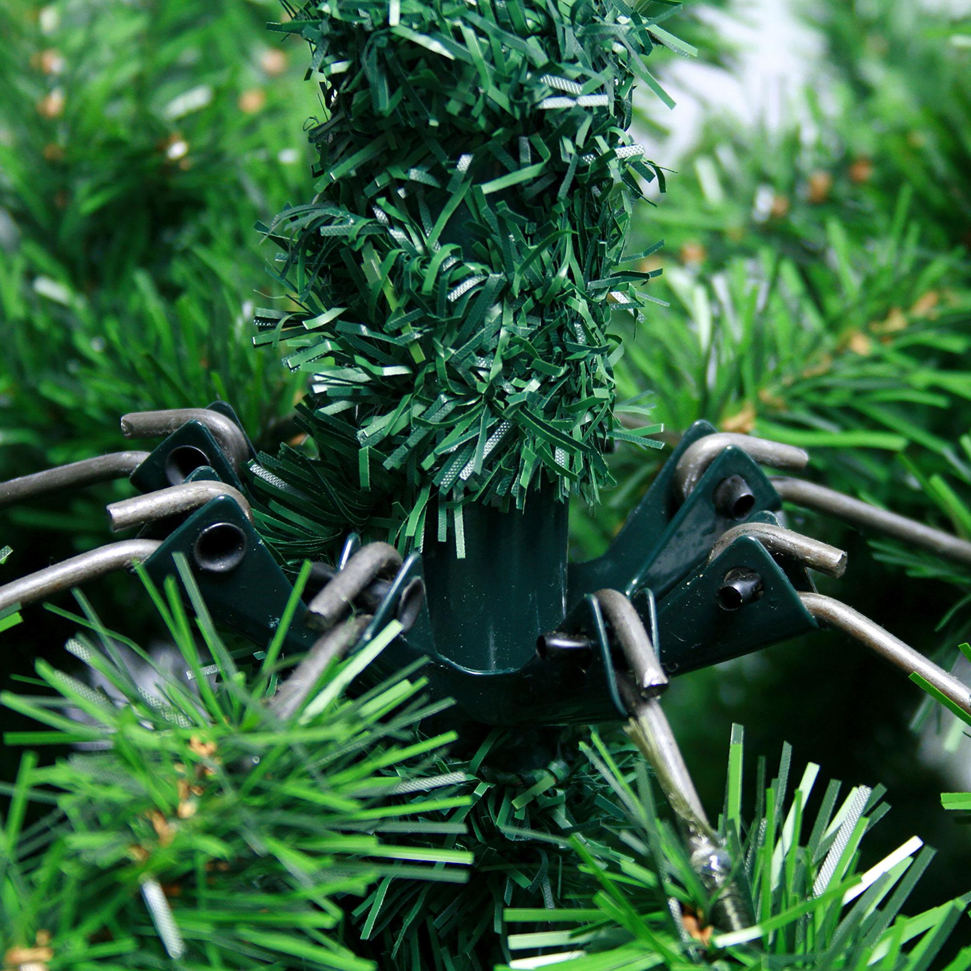 WeRChristmas Victorian Pine Christmas Tree with Easy Build Hinged