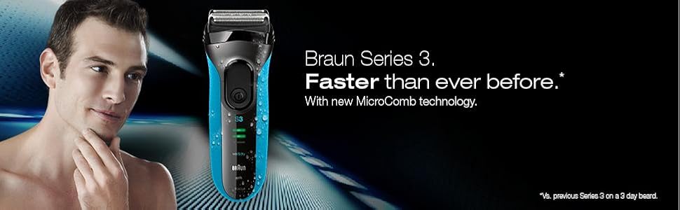 Braun series 3 3040 Wet and Dry Electric Foil Shaver