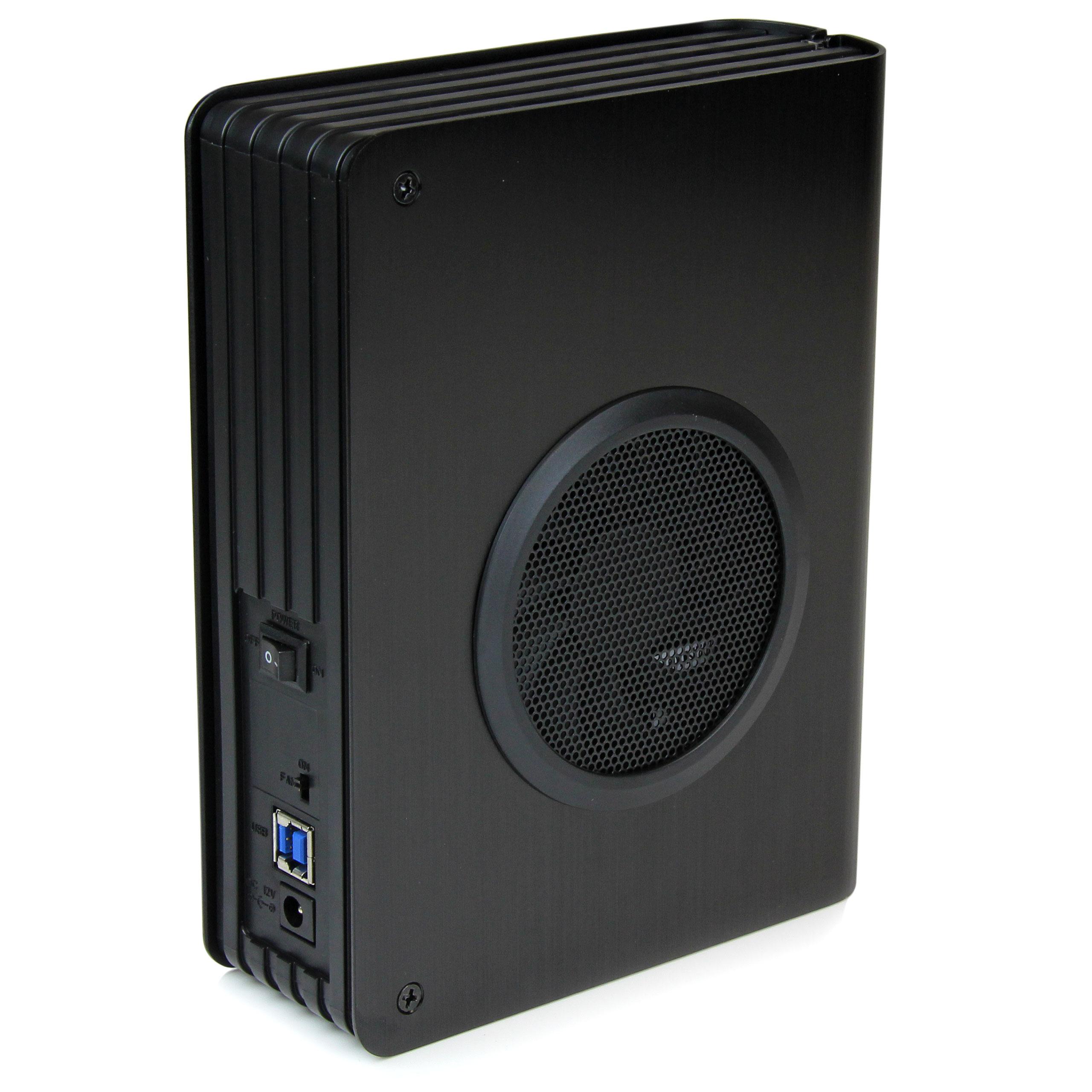 StarTech 3.5 inch SuperSpeed USB 3.0 SATA Hard Drive Enclosure with Fan