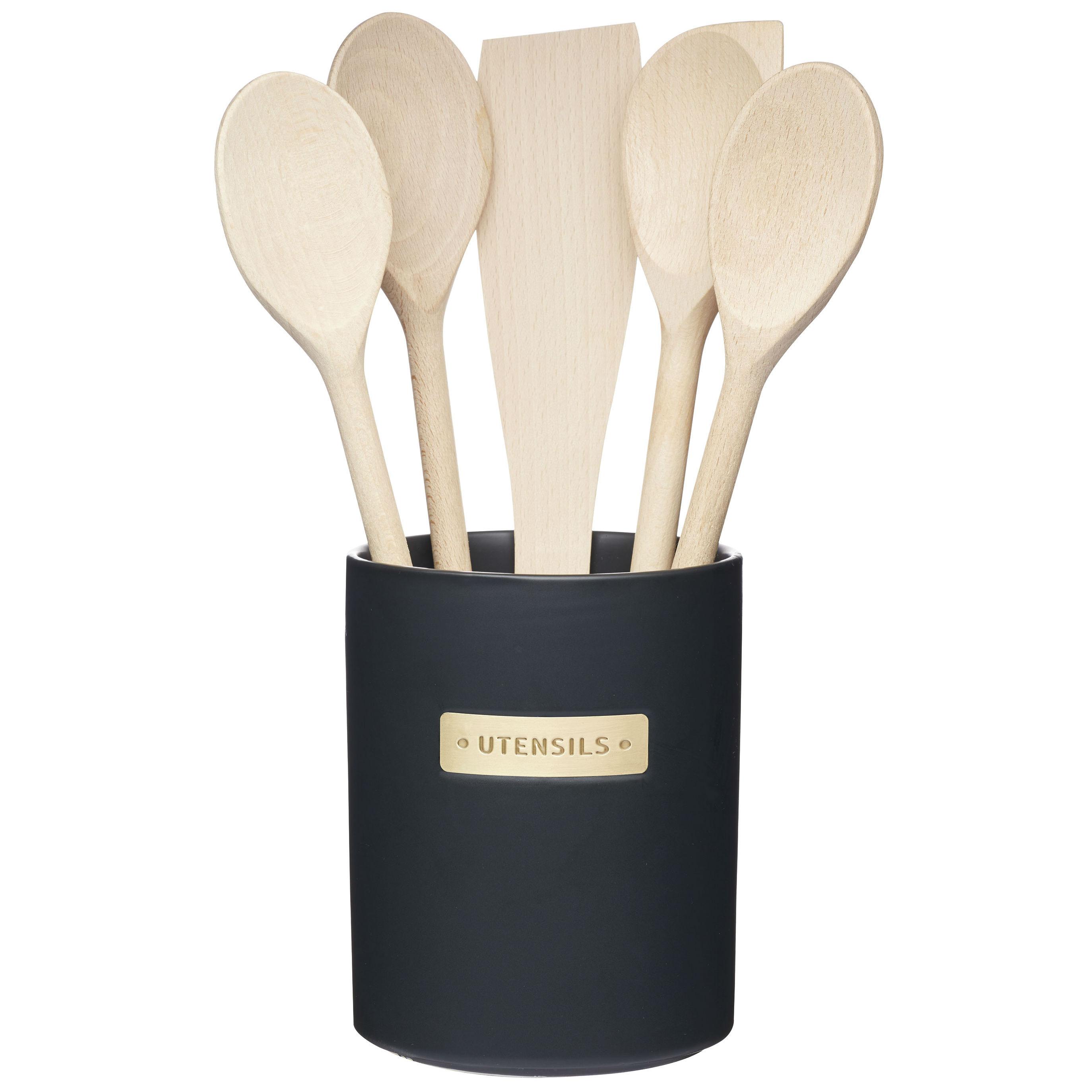 MasterClass Master Class Stoneware and Brass Effect Kitchen Utensil