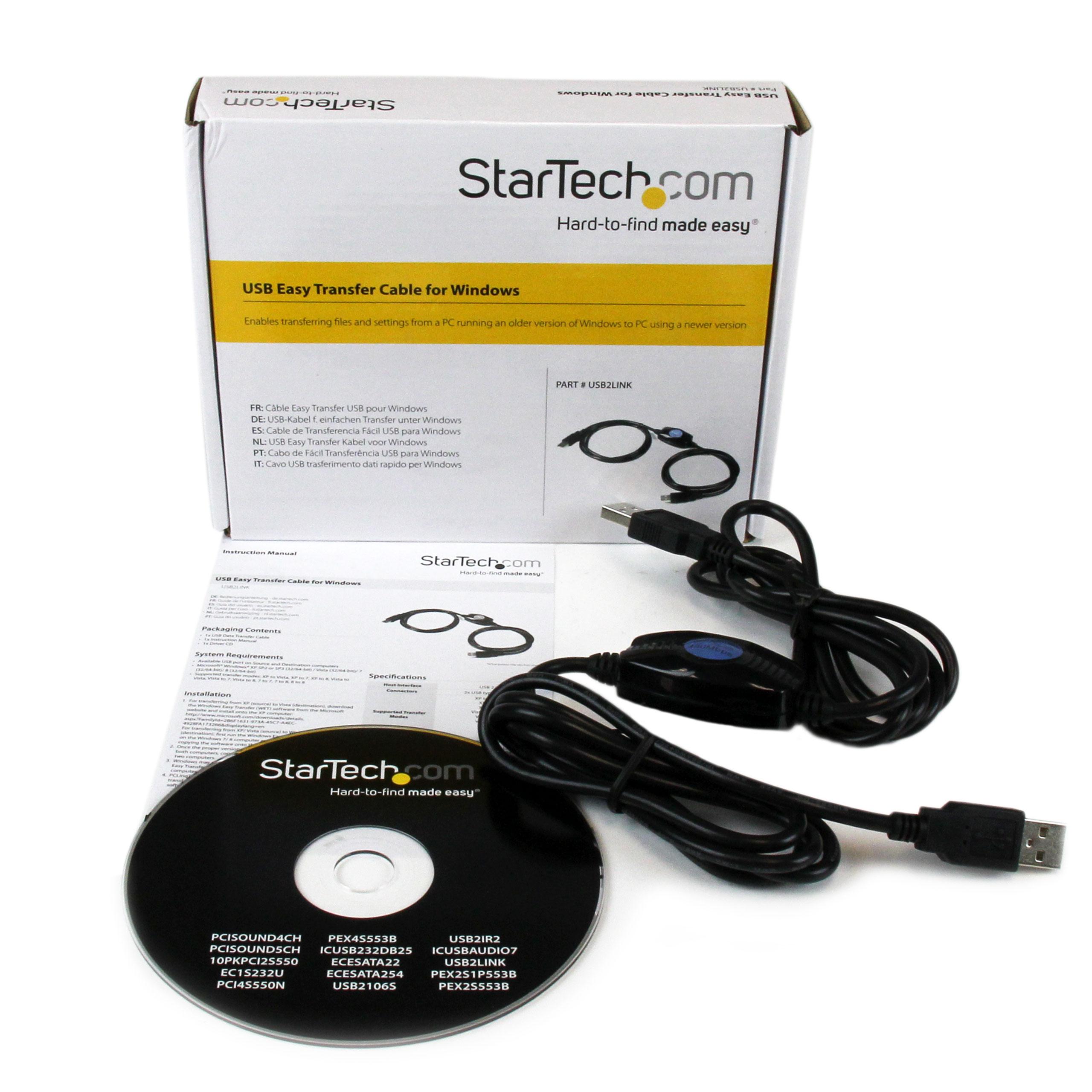 USB2LINK USB Easy Transfer Cable for Windows 8 Upgrade