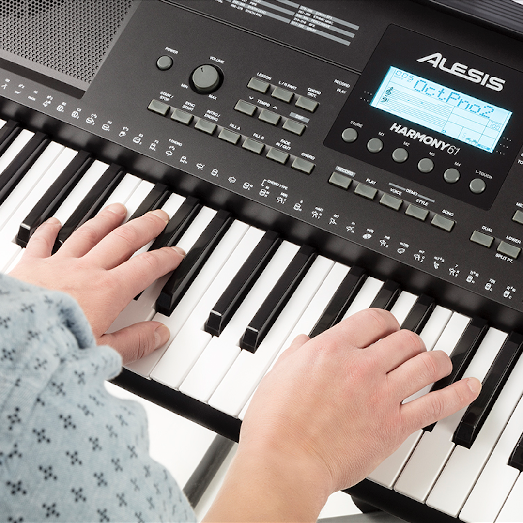 Alesis Harmony 61Key Portable Keyboard with Builtin Speakers Black eBay