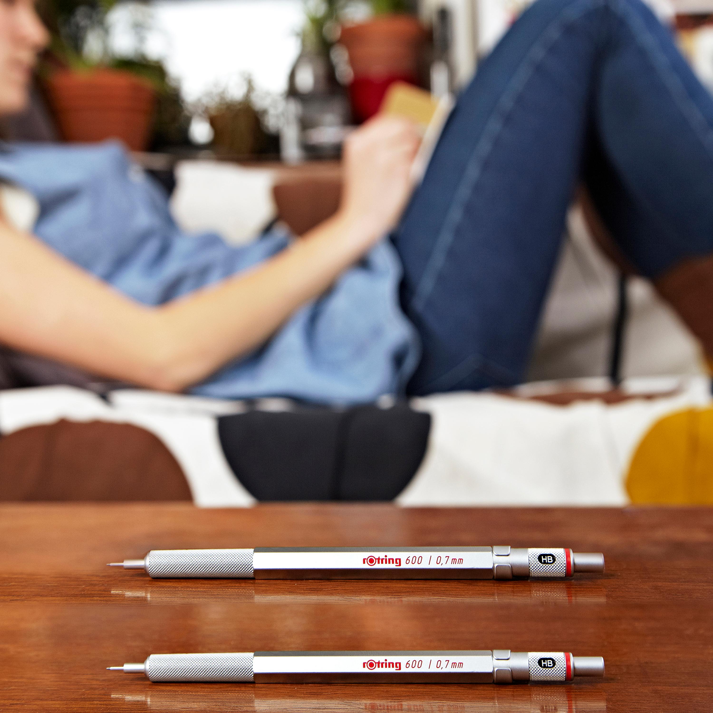 rOtring 600 Mechanical Pencil, 0.5 mm, Silver Chrome Barrel Amazon.co