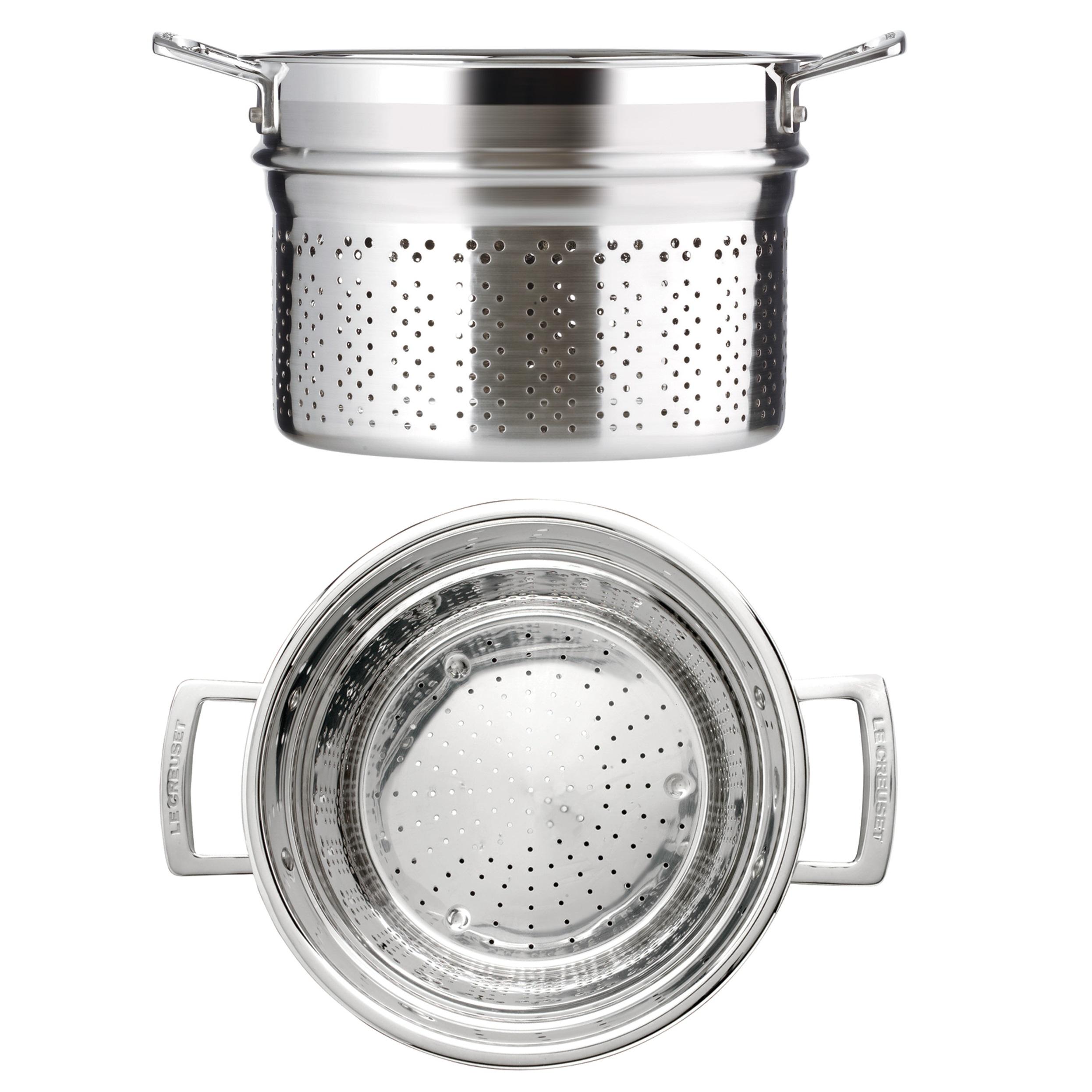 Le Creuset 3Ply Stainless Steel Pasta Pot, 20 cm Amazon.co.uk