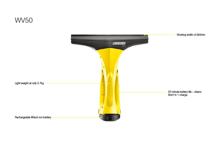 Kärcher WV50 Window Vac Window Cleaning Vacuum Amazon.co.uk DIY & Tools