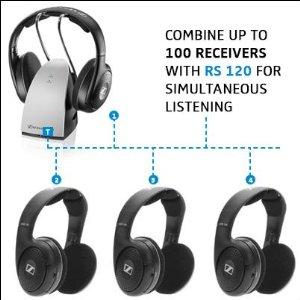 Sennheiser RS120 II RF Wireless On-Ear Headphone with UK/Ireland Power  Supply: Amazon.co.uk: Electronics \u0026 Photo