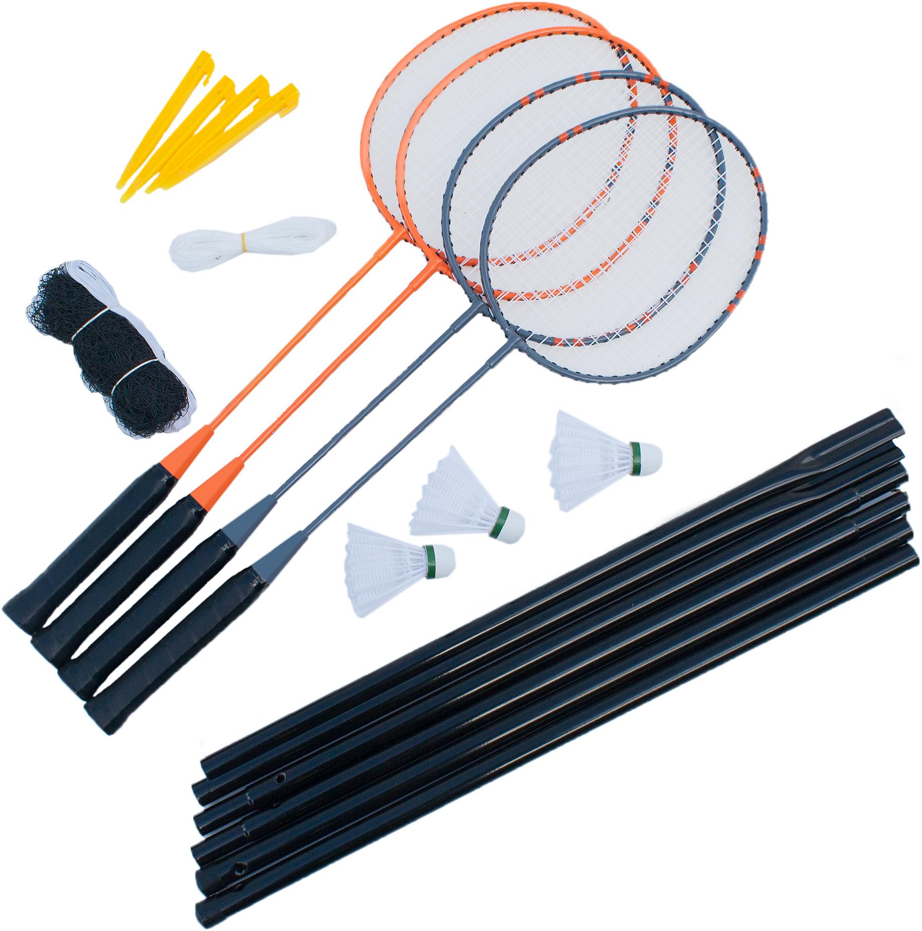 Ultrasport 4 Players Badminton Set Orange Amazon.co.uk Sports