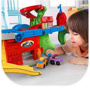 fisher price sit and stand race track