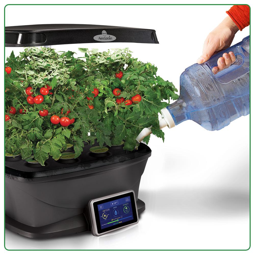 MiracleGro AeroGarden Bounty with Gourmet Herb Seed Pod Kit, Black