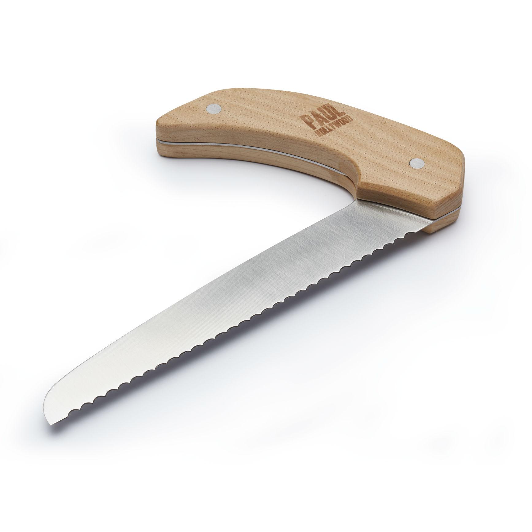 Paul Hollywood by KitchenCraft Stainless Steel Bread Saw Knife, 23.5 cm