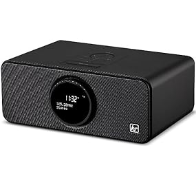 KitSound Boom DAB Speaker with DAB/FM/Bluetooth and Dual Alarm for