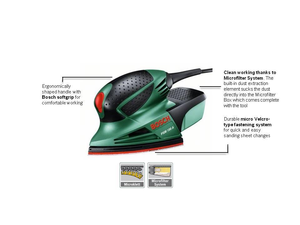 Bosch PSM 100 A MultiSander Amazon.co.uk DIY & Tools