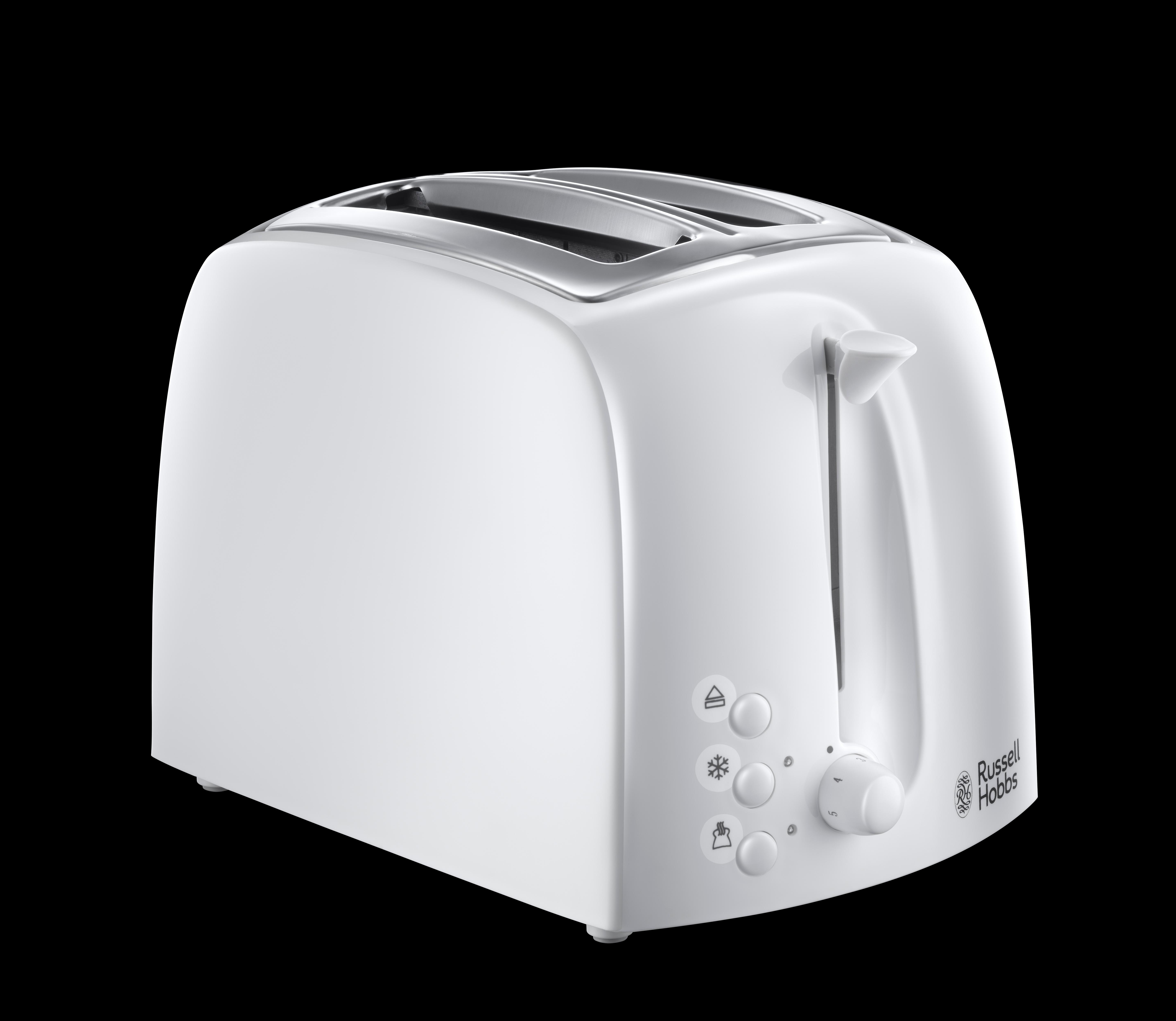 Russell Hobbs 21640 Textures 2Slice Toaster, White Amazon.co.uk