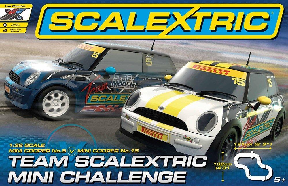 Scalextric 132 Scale Mini Challenge Race Set Amazon.co.uk Toys & Games