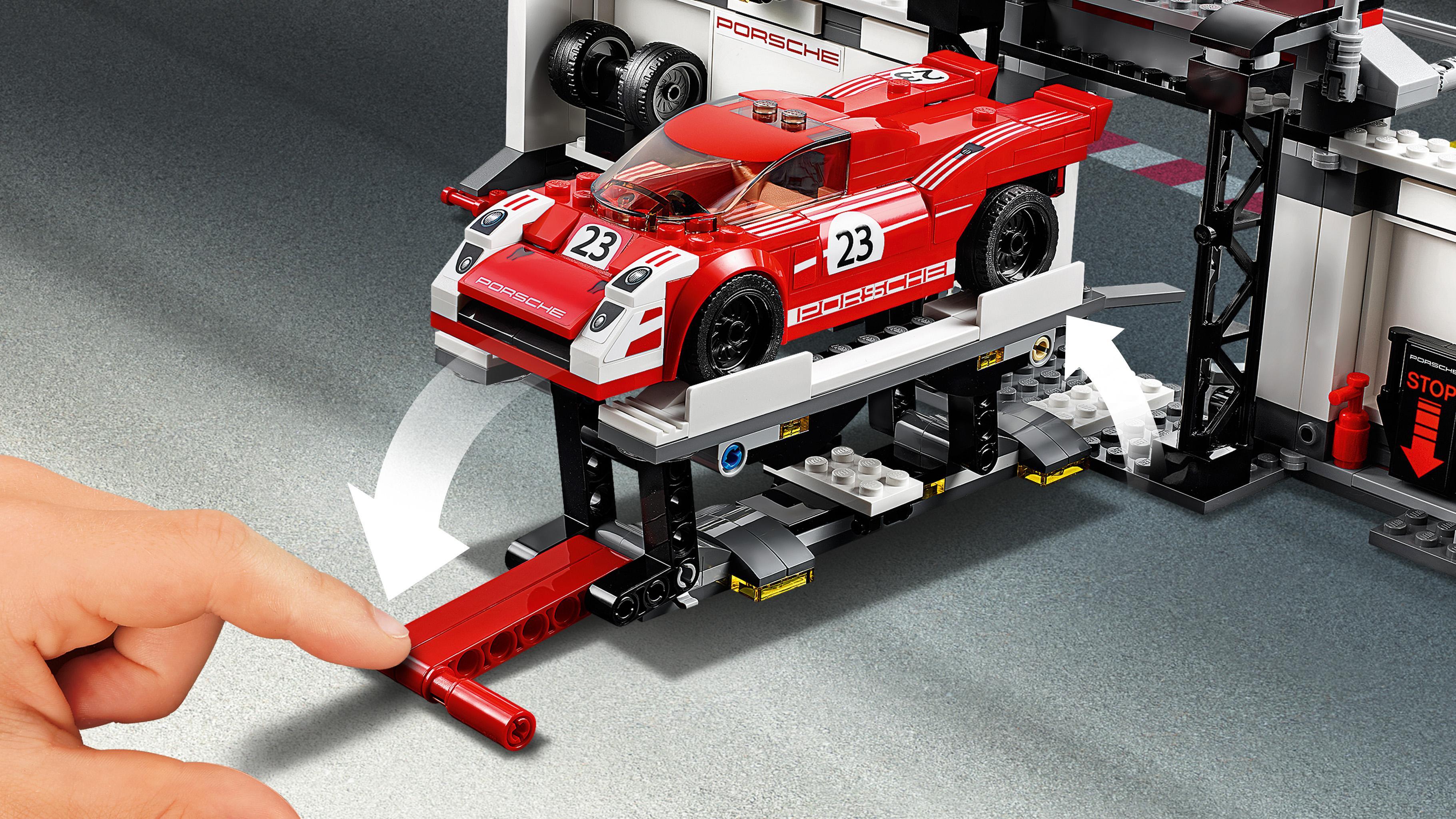 lego 75876 speed champions porsche 919 hybrid and 917k pit lane