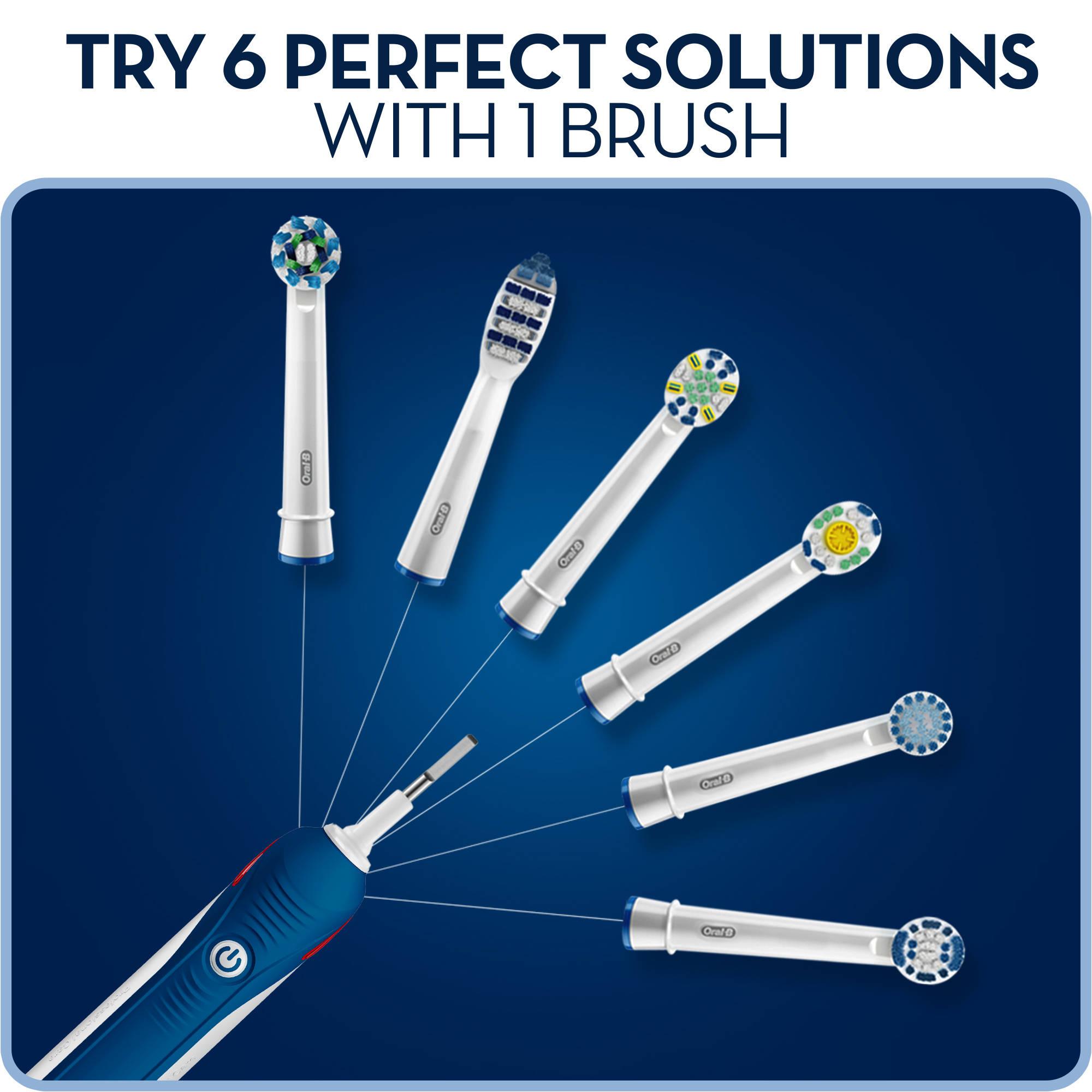 OralB Pro 3000 CrossAction Electric Toothbrush Rechargeable Powered by