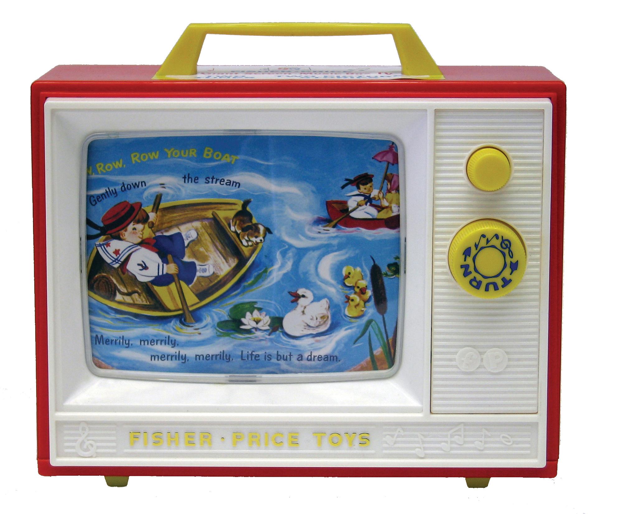 Fisher Price Wind Up Tv Toy ToyWalls