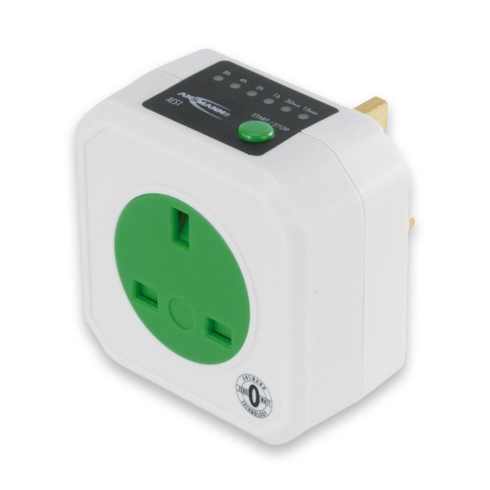 ANSMANN AES1 Zero Watt Energy Saving Timer Plug Amazon.co.uk Electronics