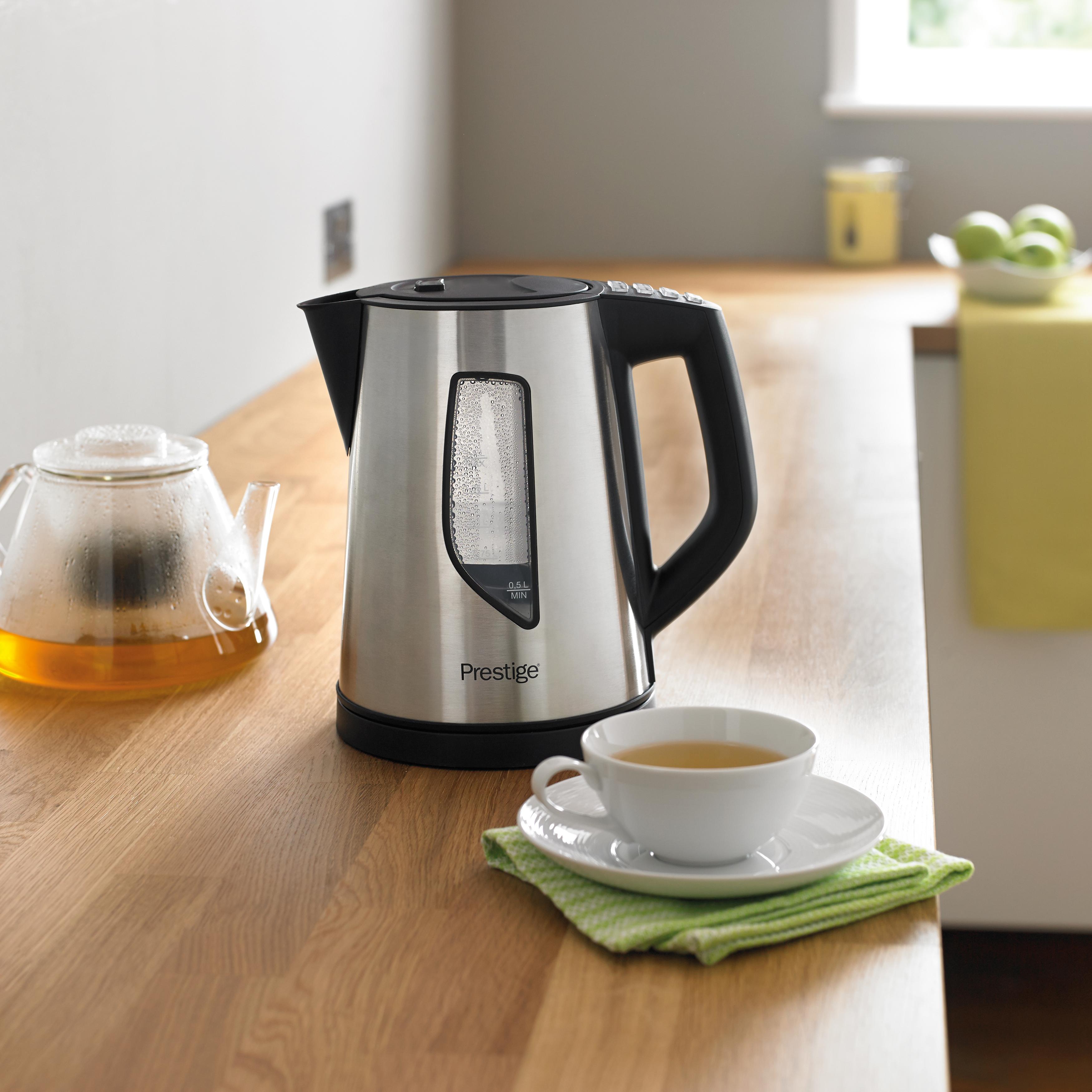 Prestige 1.5L Brushed Stainless Steel Temperature Control Kettle