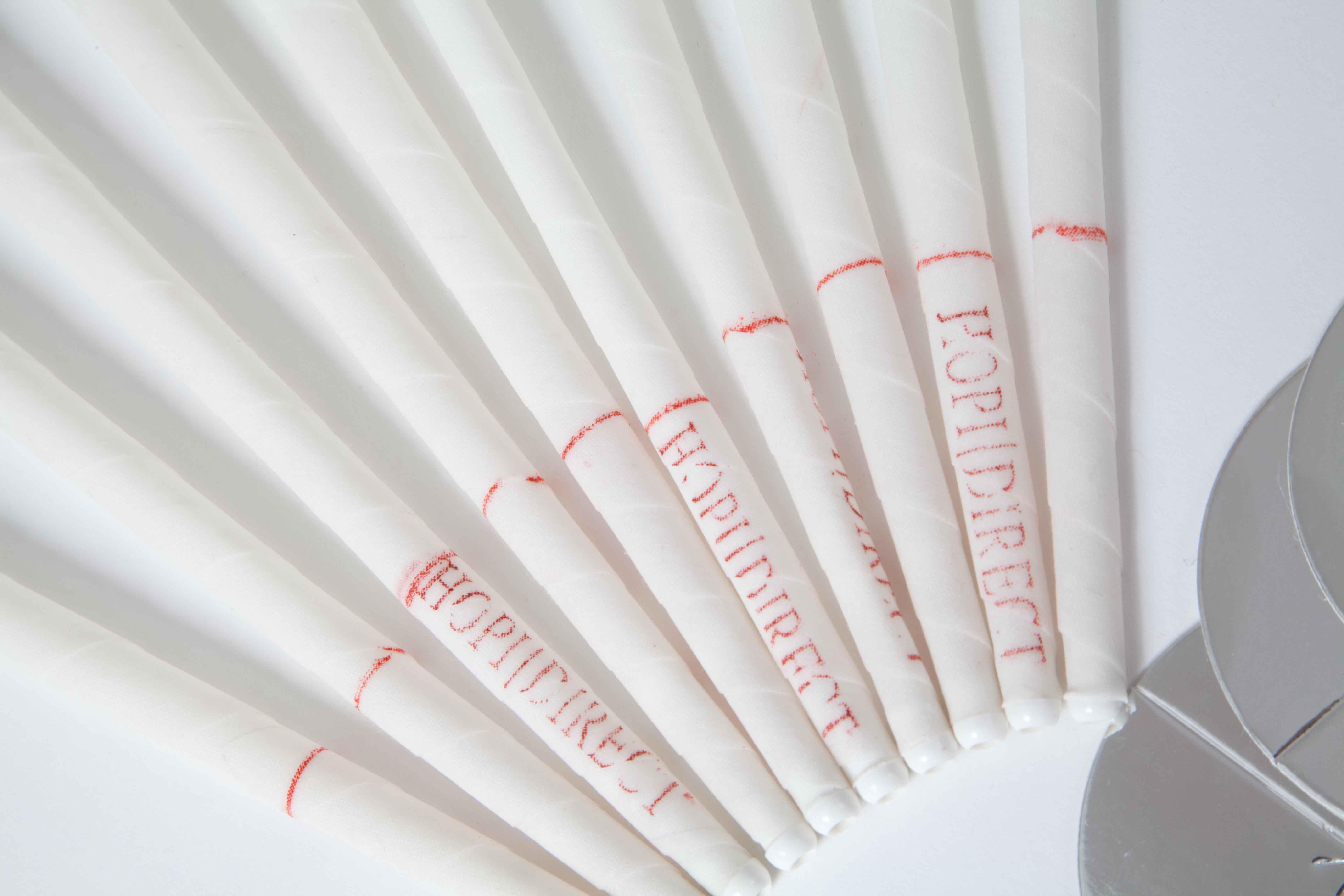 Hopi Direct Trumpet Ear Candles x 20 (10 pairs) Natural with Protector