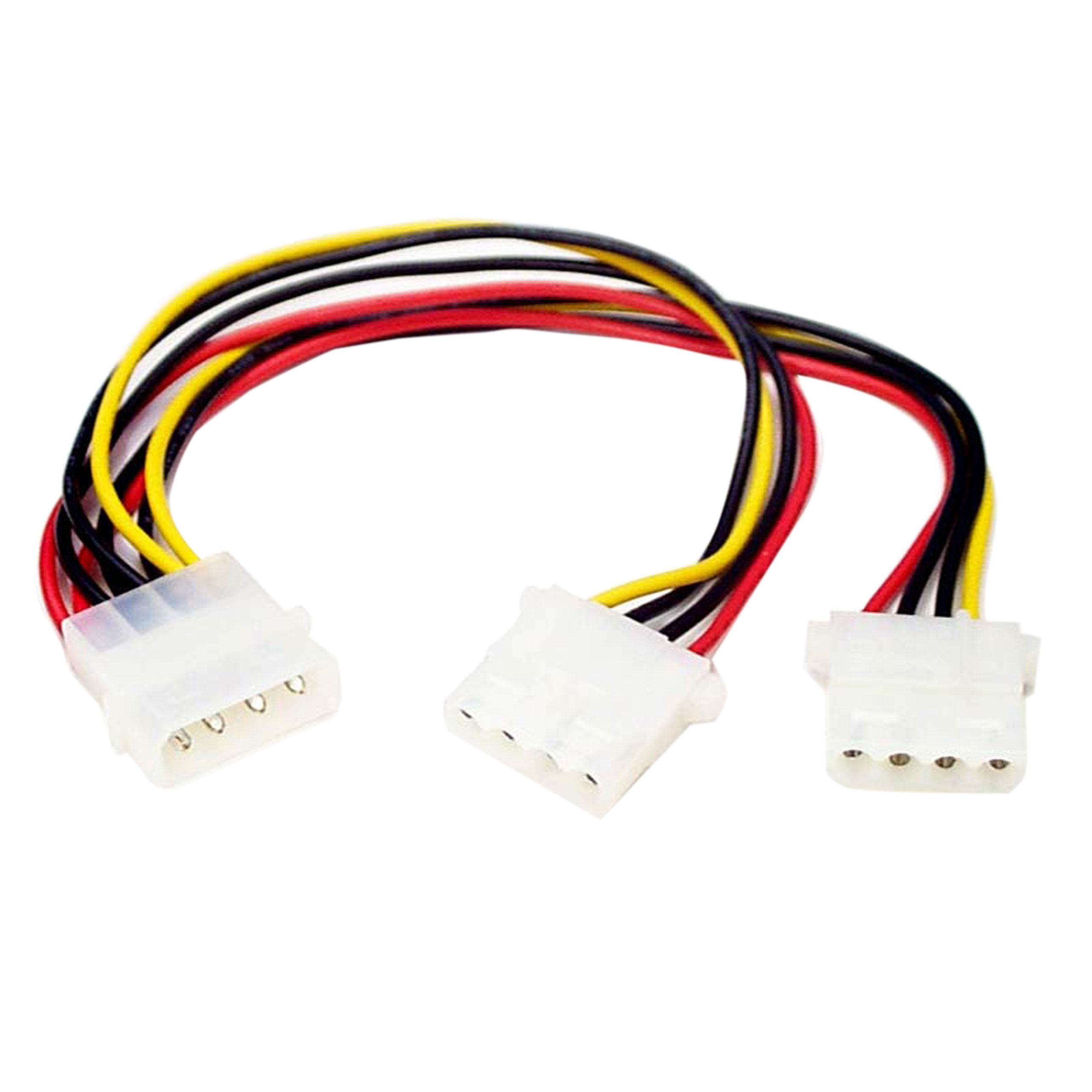 PYO2L to 2x LP4 Power Y Splitter Cable M Amazon.co.uk