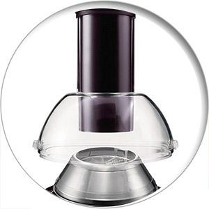 Philips Viva compact juicer showing easy assembly