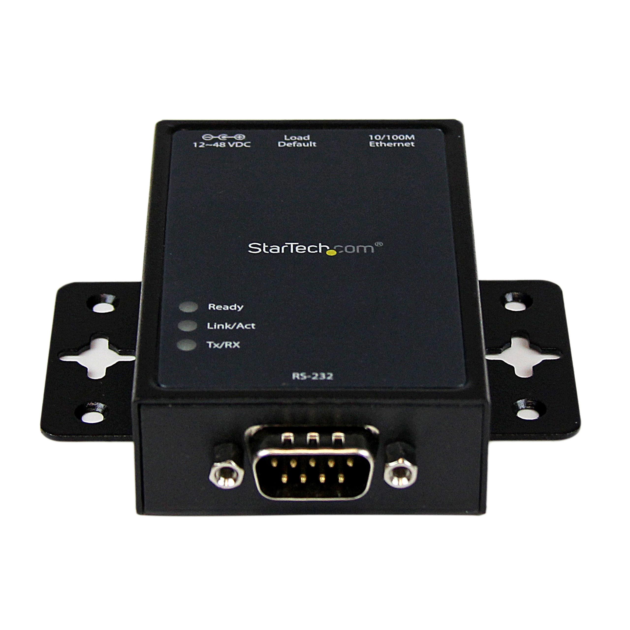 StarTech 1 Port RS232 Serial to IP Ethernet Converter: Amazon.co.uk ...
