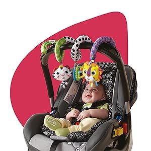 lamaze spiral pram toy