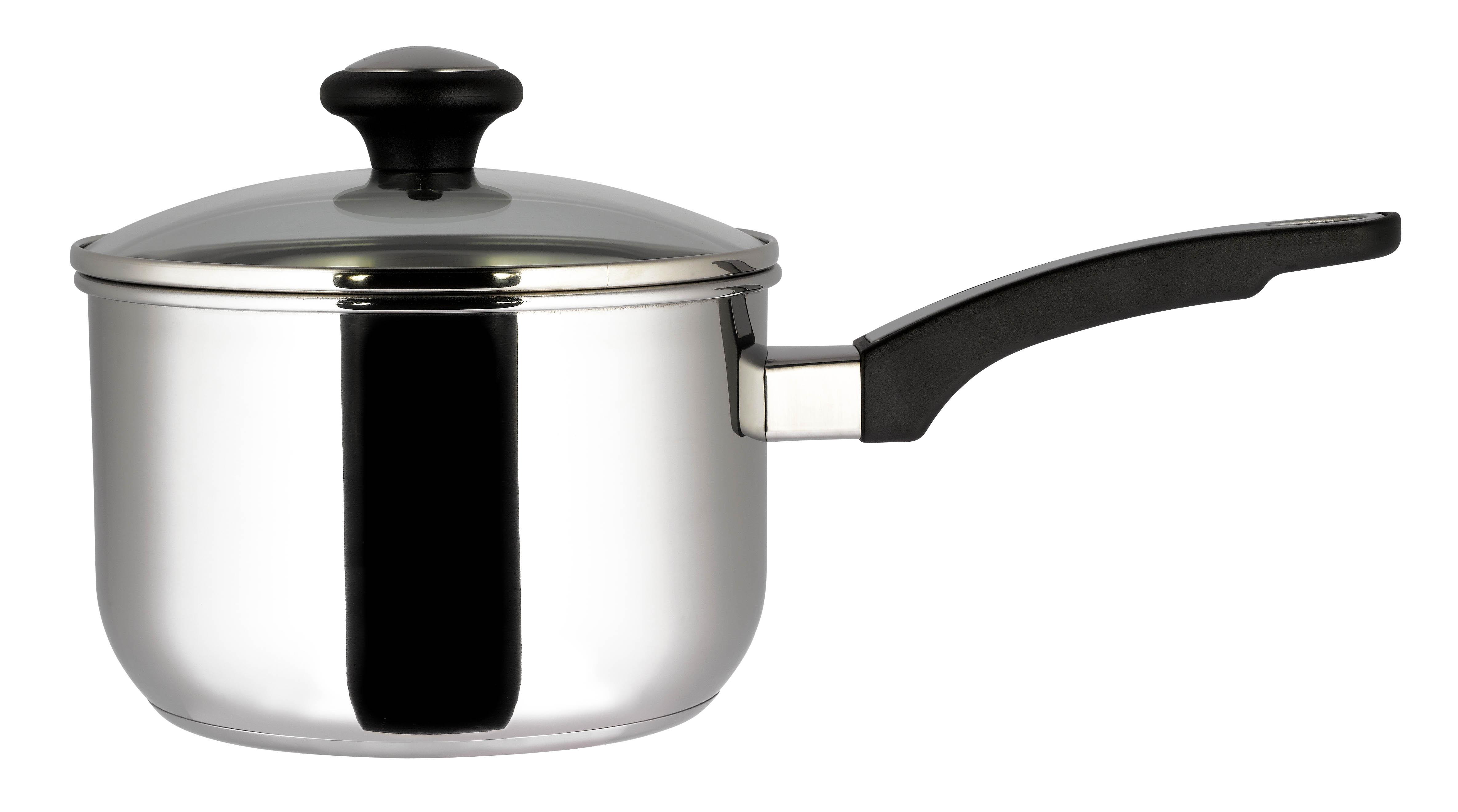 Prestige Everyday Stainless Steel Cookware Set, 5Piece Silver