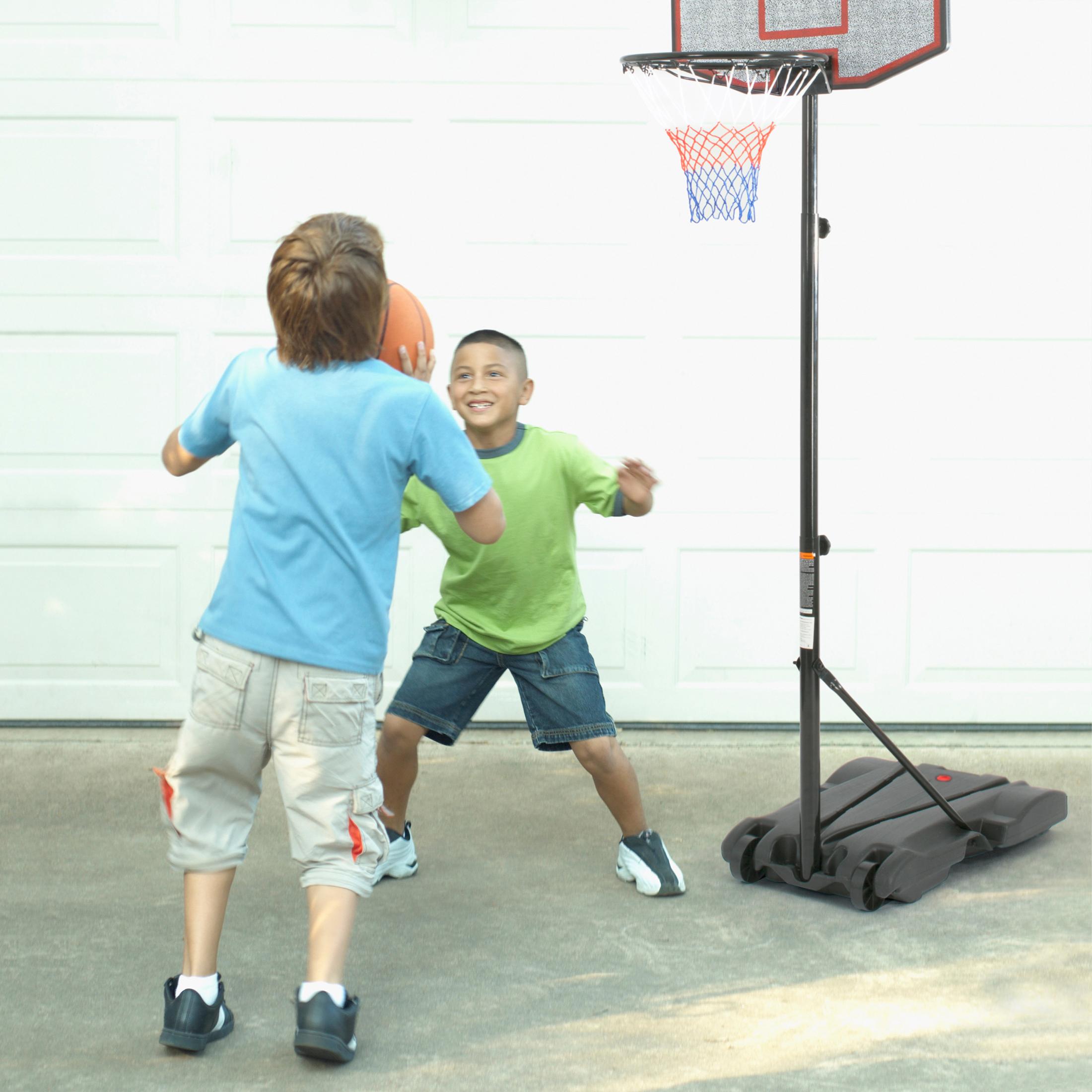 Ultrasport Basketball Net Stand, Basketball System, sturdy and easy to