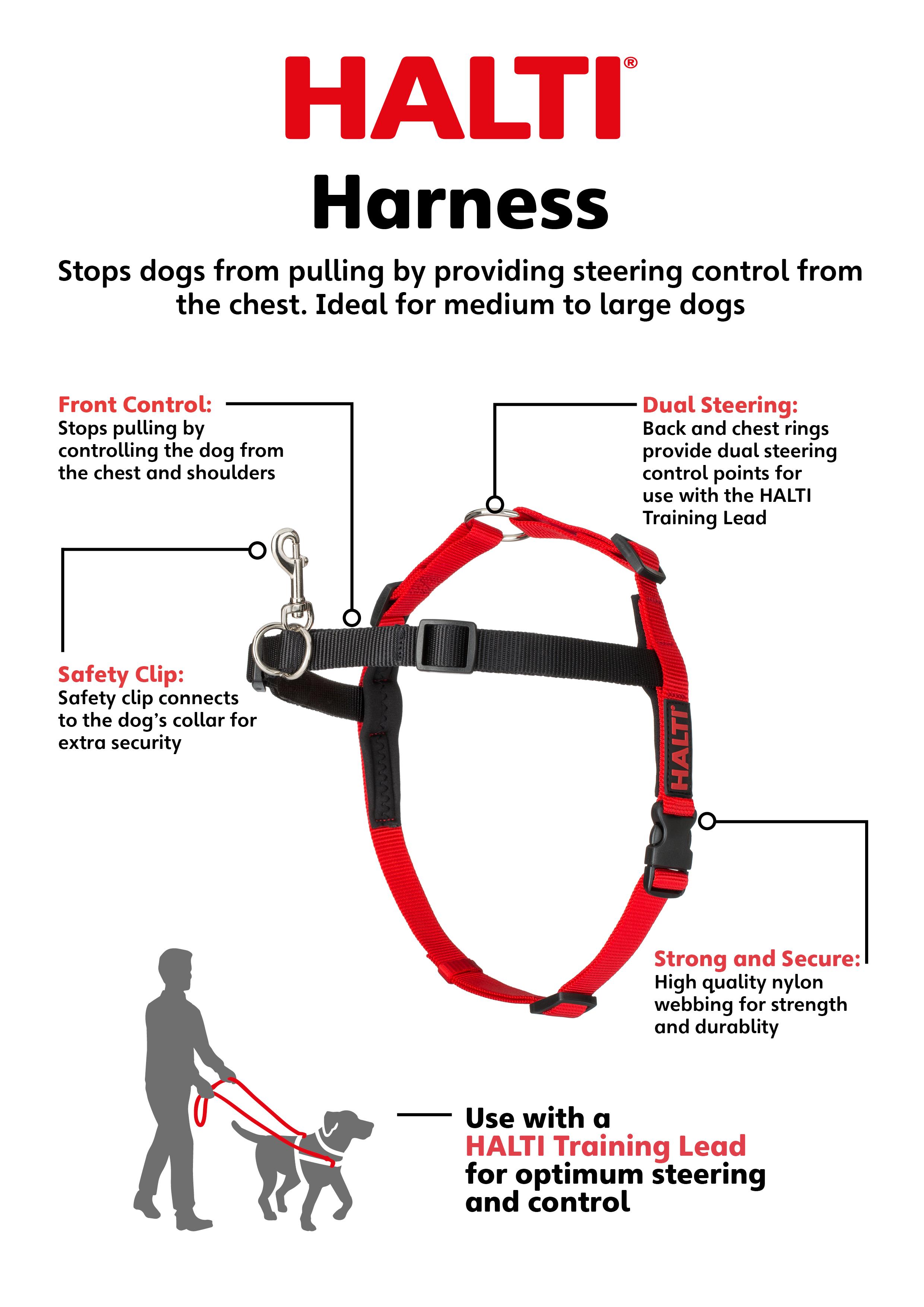 Halti Front Control Harness, Medium Amazon.co.uk Pet Supplies