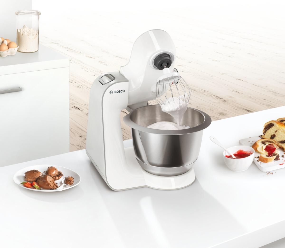 Bosch MUM5 MUM58200GB Kitchen Machine, 1 kg, 1000 W Silver Amazon.co