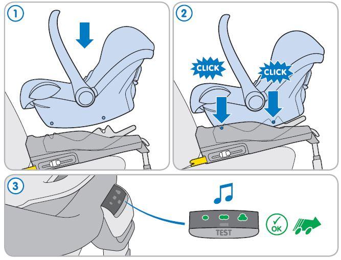Maxi-Cosi CabrioFix Group 0+ Infant Carrier Car Seat (Black Reflection
