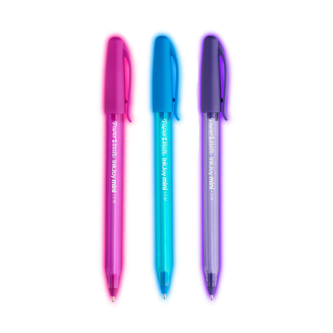 Papermate InkJoy 100 Mini CAP 1.0 mm Medium Tip Capped Ball Pen Assorted Fun Colours (Pack of