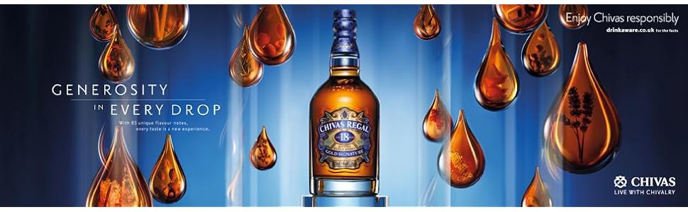 Chivas Regal 18 Year Old Gold Signature Blended Scotch