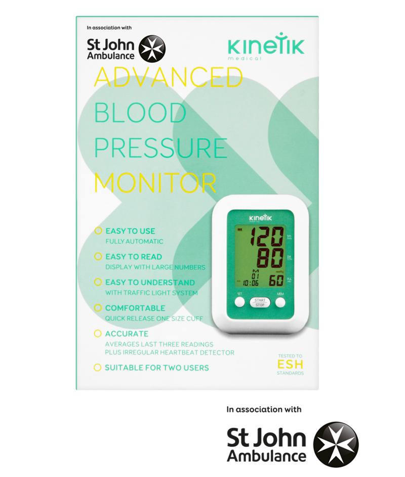 Wellbeing Advanced Upper Arm Blood Pressure Monitor. Fast