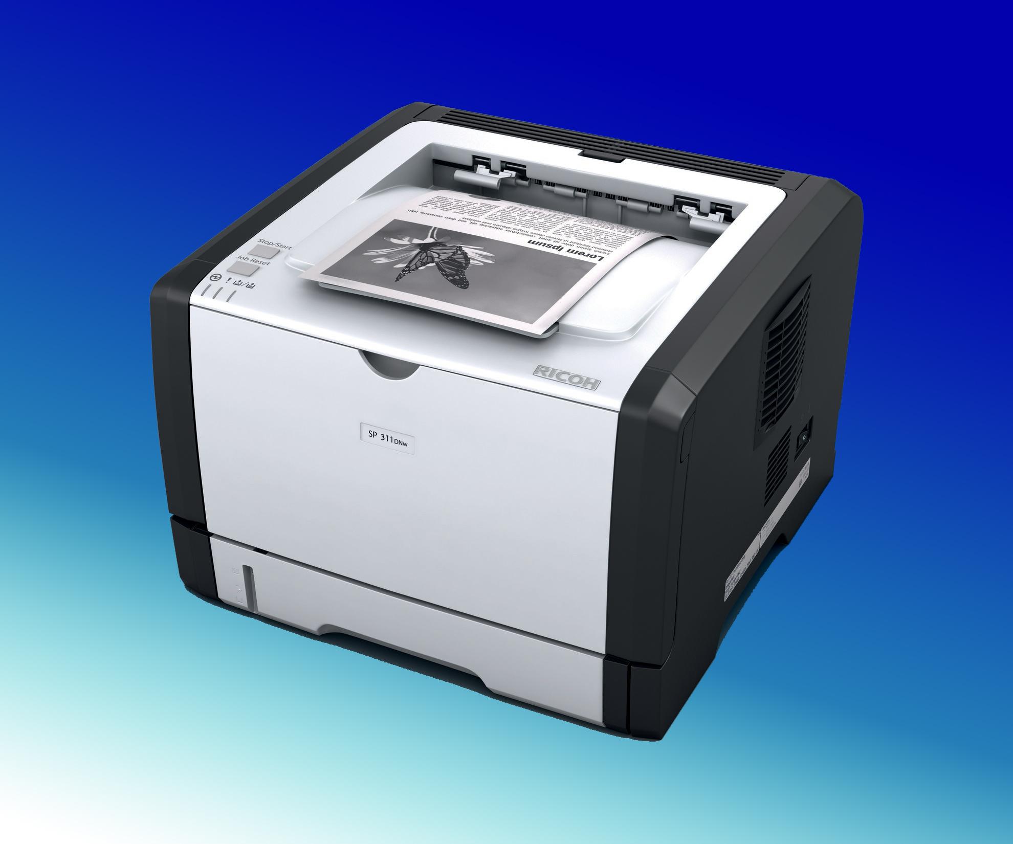 Принтер ricoh не печатает. Принтер ricoh не печатает